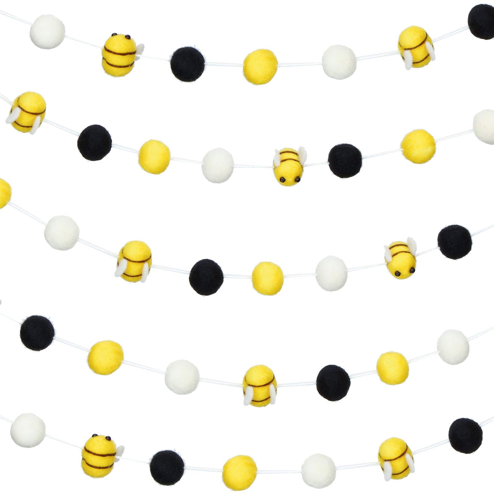 Tatuo Bee Garland Decorations for Baby Shower and Classroom Home Decoration Party Birthday Banner