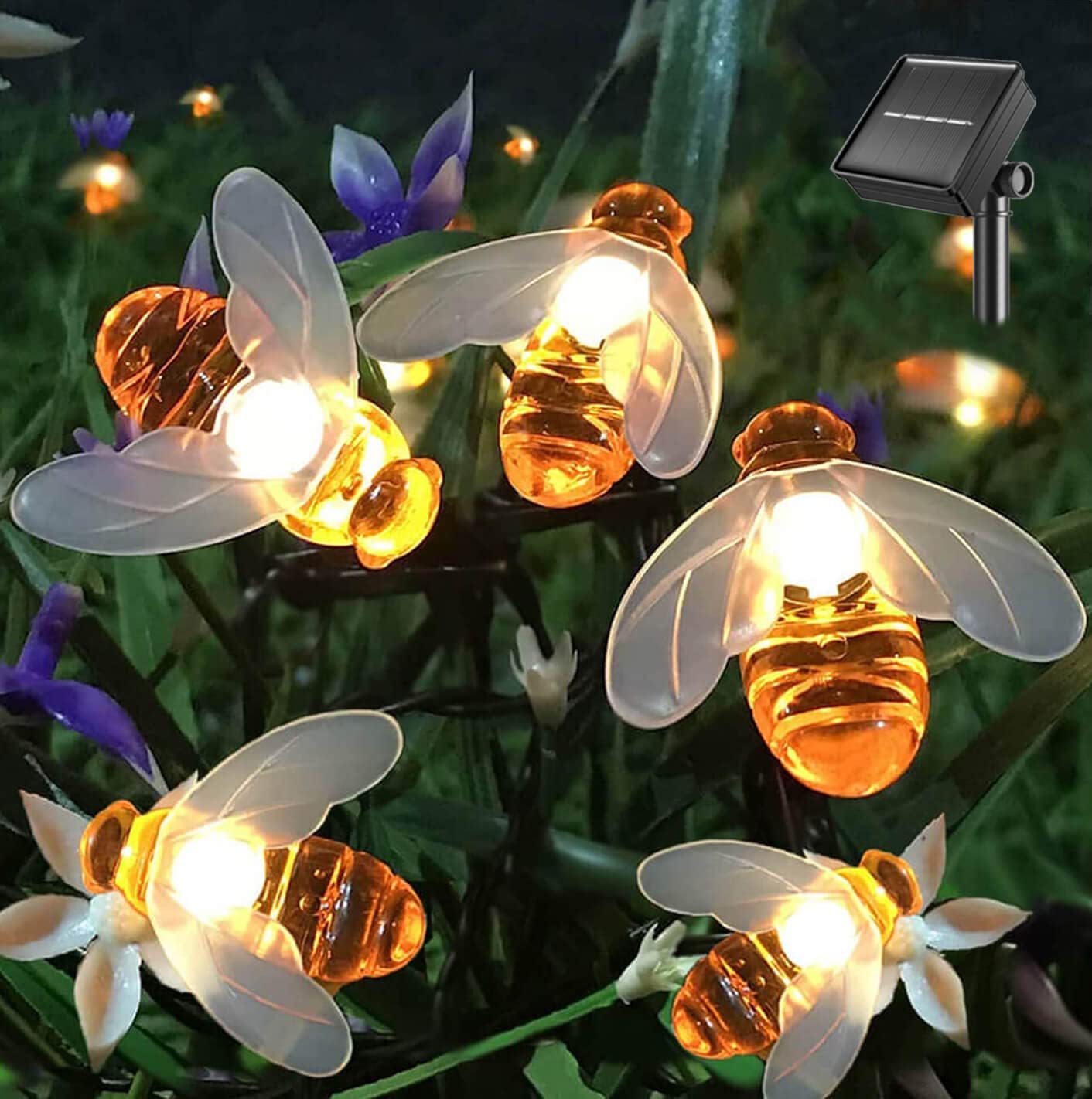SEMILITS Solar String Lights for Garden Outdoor Xmas Decorations
| SEMILITS Waterproof 20LED Solar String Lights for Ga