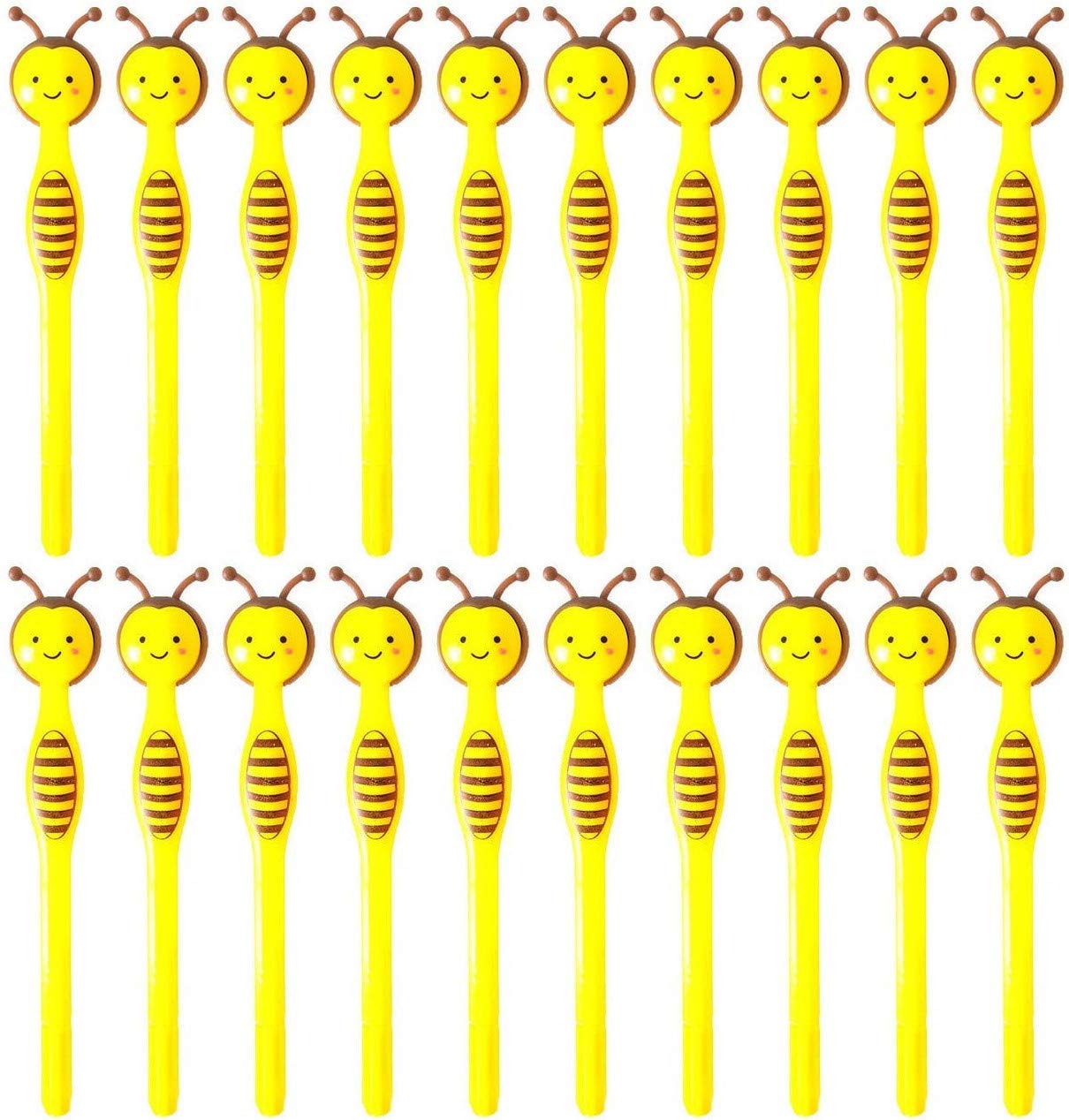 Cute Bees Gel Pens Great Party Supplies and School Supplies Black Ink(0.5mm) for Women and Coworkers  
Cute Bees Gel Pen
